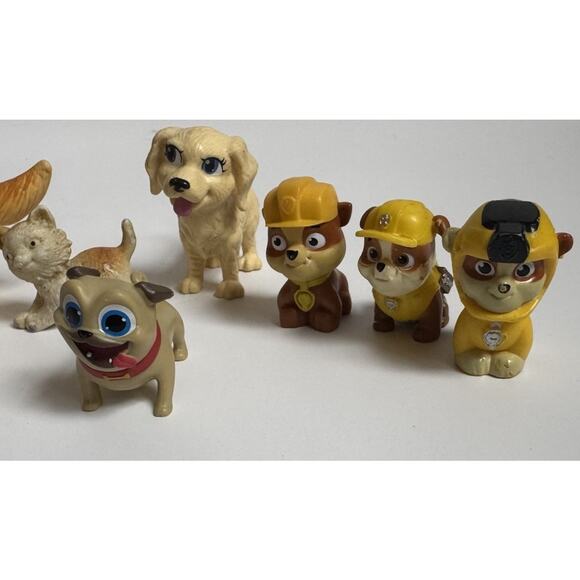 Lot Of 10 Mixed Disney Jr Puppy Dog Pals Deluxe Friends Figure Play Set - Picture 4 of 4